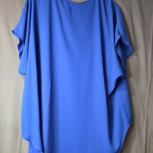 Gibson Latimer Vibrant Blue Blouse